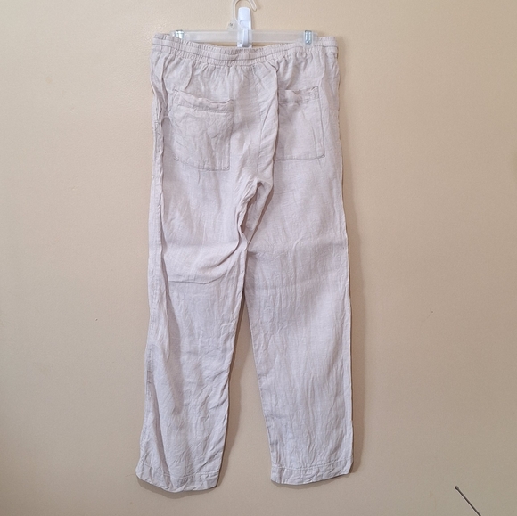 Roots Linen Drawstring Pants - Picture 2 of 4